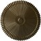 Ekena Millwork Shakuras Ceiling Medallion (Fits Canopies up to 5"), Hand-Painted Brass, 24"OD x 3"P CM24SHBRS - alternate 1